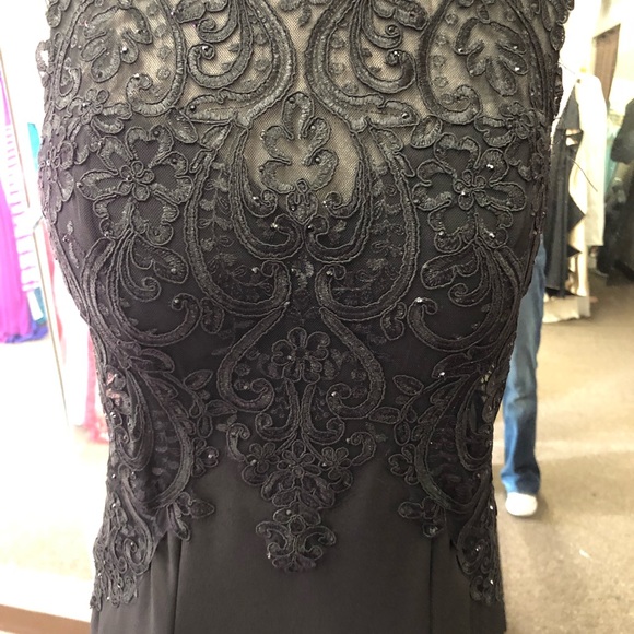 Black lace top Size 7 by B. Smart sleeveless - Picture 7 of 12